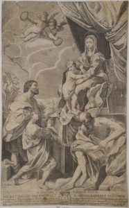 Madonna con Bambino in trono, san Crispino, san Crispiniano e san Paolo Eremita
